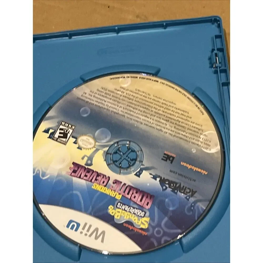 SpongeBob SquarePants Planktons Robotic Revenge (Nintendo Wii U) Complete